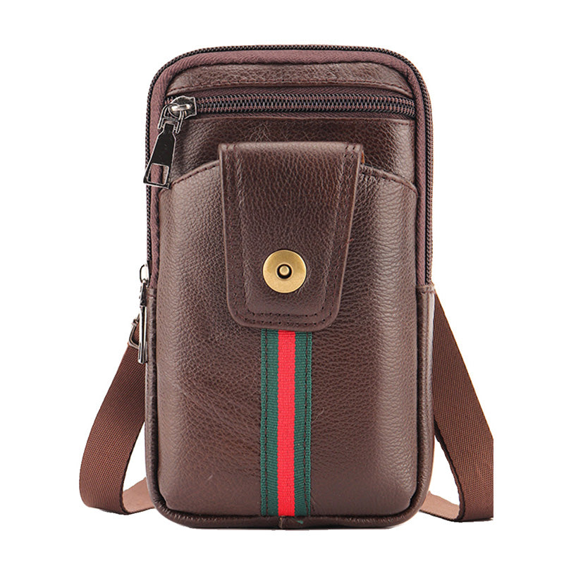 Genuine Leather Belt Waist Bag