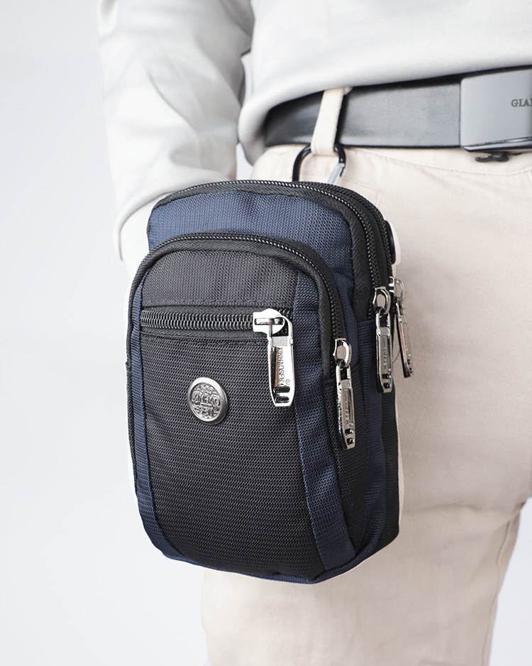 Men's Heavy-Duty Belt-Worn Waist Bag