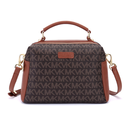 Vintage Monogram Boston Bag with Dual Straps