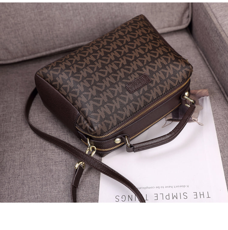 Vintage Monogram Boston Bag with Dual Straps