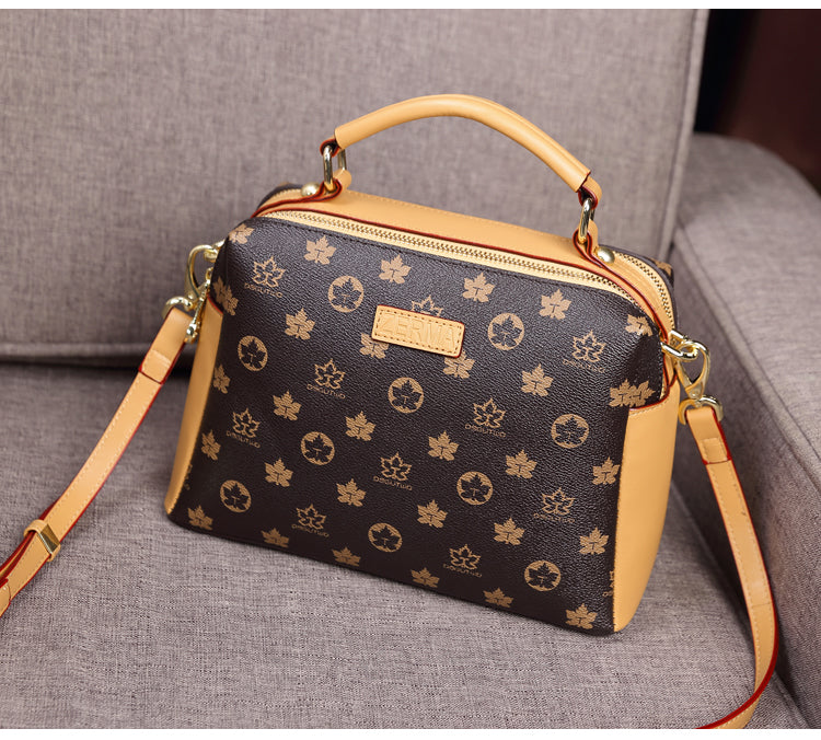 Vintage Monogram Boston Bag with Dual Straps