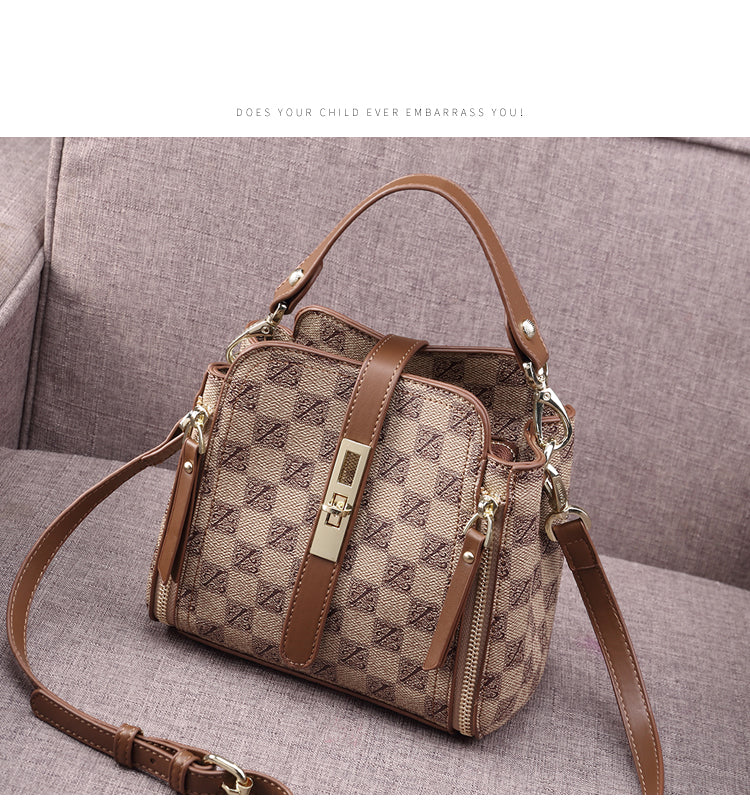 Retro Casual Premium Women's Crossbody Bucket Bag