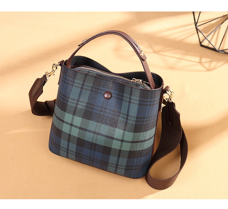 Women's Bucket Bag with Multi - Way Straps