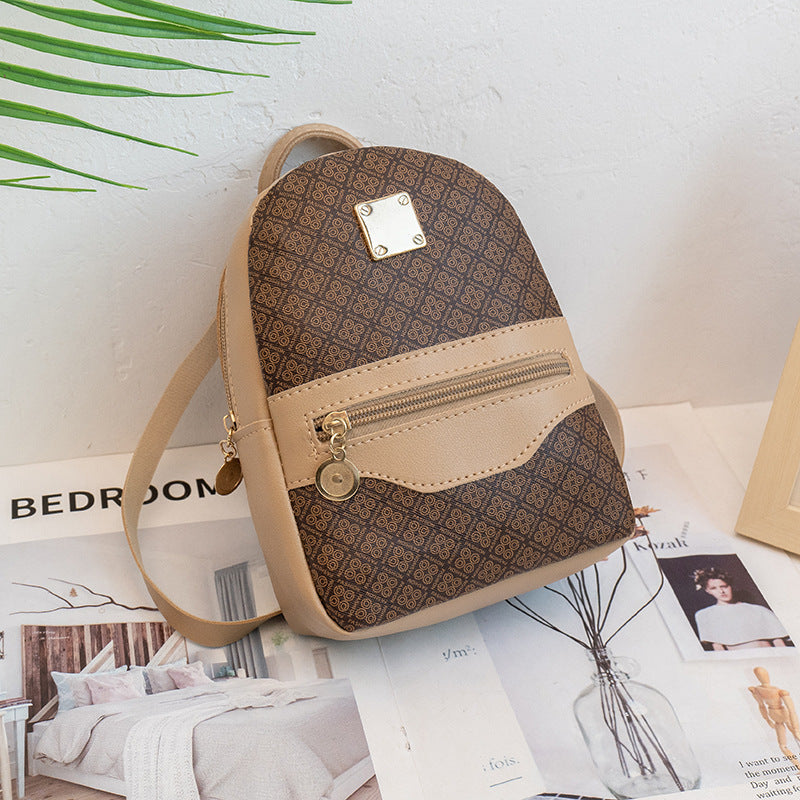 Printed Color - Block Backpack